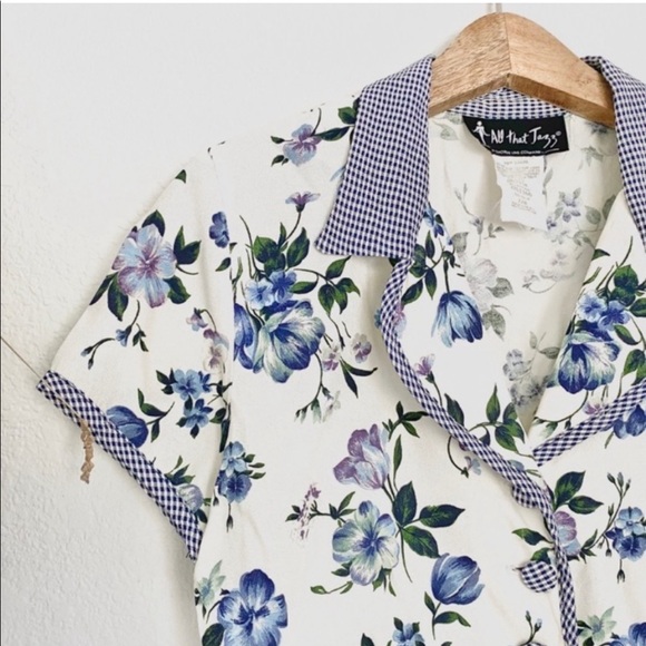 Vintage floral crop top - Picture 3 of 13